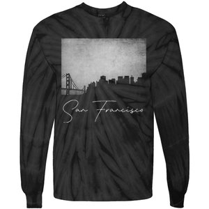 City Of San Francisco California Tie-Dye Long Sleeve Shirt