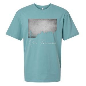 City Of San Francisco California Sueded Cloud Jersey T-Shirt