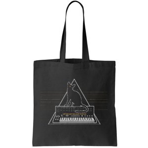 Cats On Synthesizer In Space Lover Music Producer Synth Tote Bag