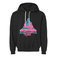 Cats On Synthesizers In Space Cat Owner Garment-Dyed Fleece Hoodie