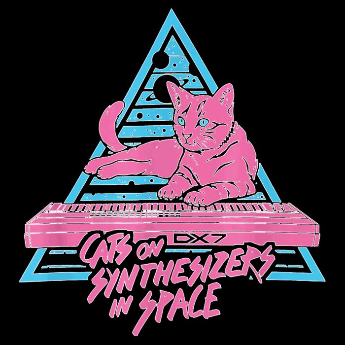 Cats On Synthesizers In Space Cat Owner 16 in Basic Backpack