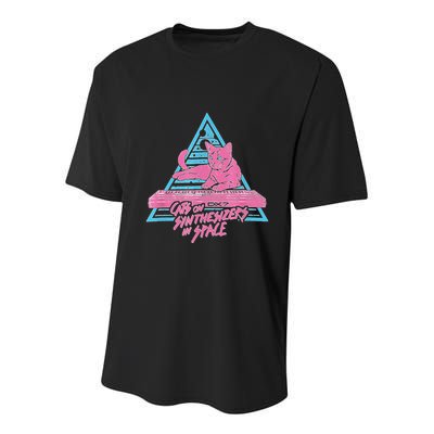 Cats On Synthesizers In Space Cat Owner Youth Performance Sprint T-Shirt