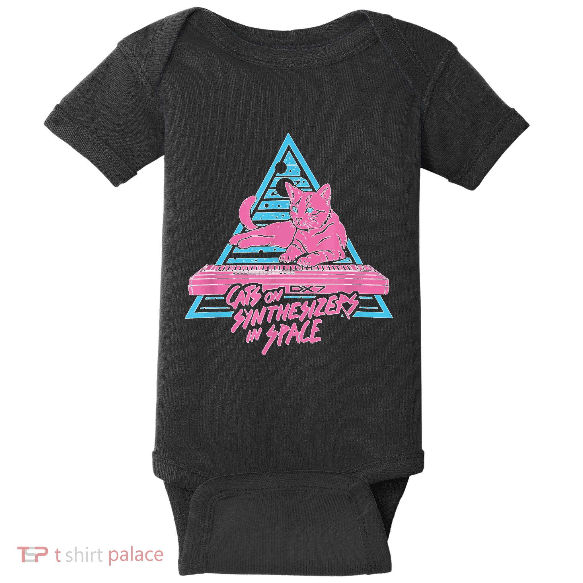 Cats On Synthesizers In Space Cat Owner Baby Bodysuit