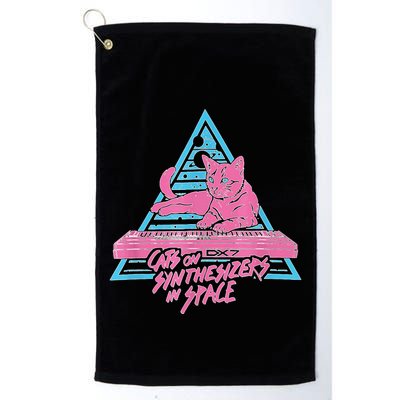 Cats On Synthesizers In Space Cat Owner Golf Towel