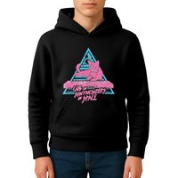 Cats On Synthesizers In Space Cat Owner Kids Hoodie