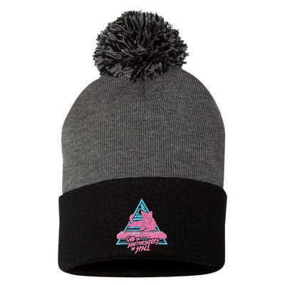 Cats On Synthesizers In Space Cat Owner Pom Pom 12in Knit Beanie