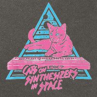 Cats On Synthesizers In Space Cat Owner Cotton Canvas Backpack