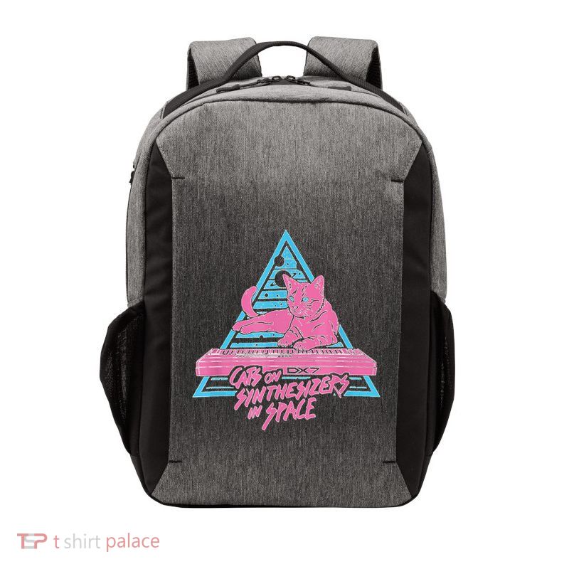 Cats On Synthesizers In Space Cat Owner Vector Backpack