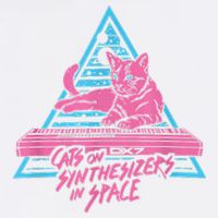 Cats On Synthesizers In Space Cat Owner Garment-Dyed Sweatshirt