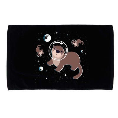 Cool Otter Space Gift Microfiber Hand Towel