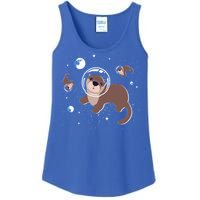 Cool Otter Space Gift Ladies Essential Tank