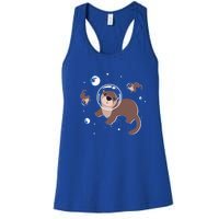 Cool Otter Space Gift Women's Racerback Tank