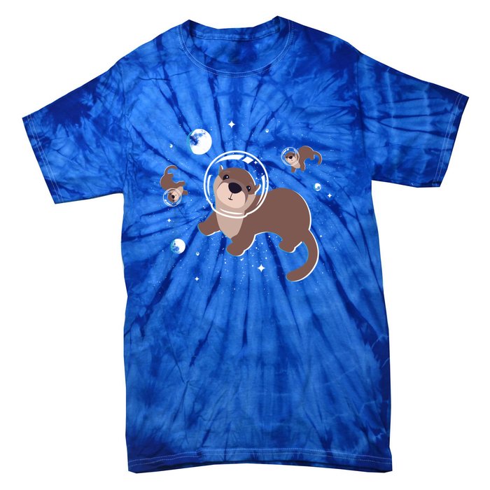 Cool Otter Space Gift Tie-Dye T-Shirt