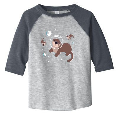 Cool Otter Space Gift Toddler Fine Jersey T-Shirt