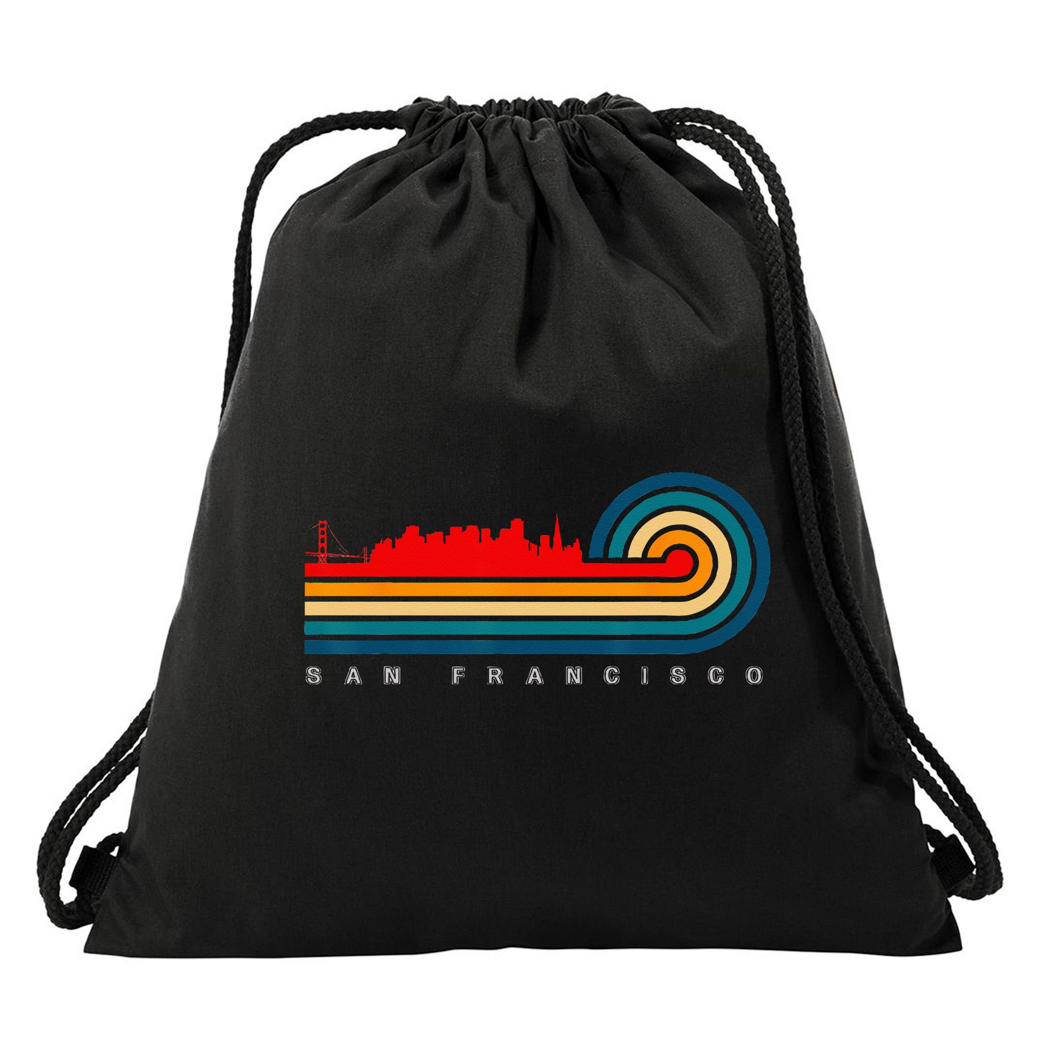 City of San Francisco California Drawstring Bag