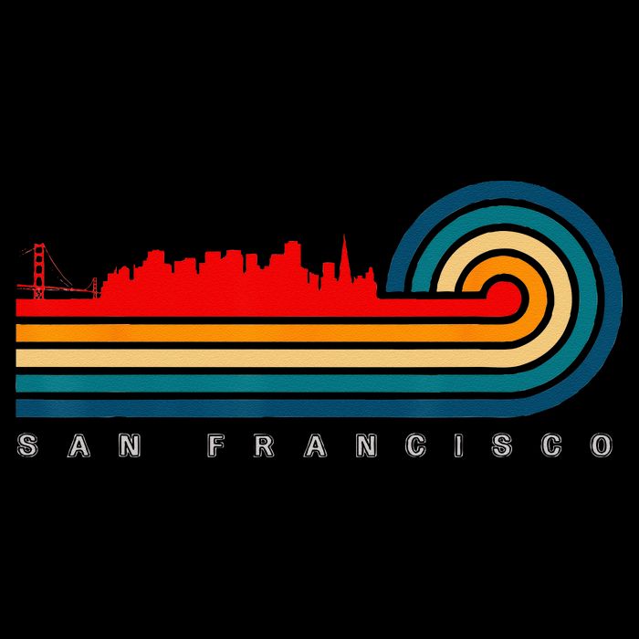 City of San Francisco California Drawstring Bag