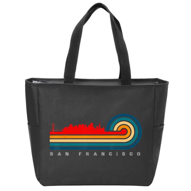City of San Francisco California Zip Tote Bag
