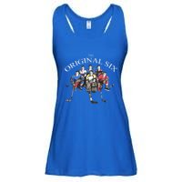 Classic Original Six 6 Vintage Old School Hockey Gift Ladies Essential Flowy Tank