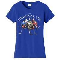 Classic Original Six 6 Vintage Old School Hockey Gift Women's T-Shirt