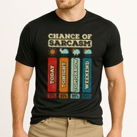 Chance Of Sarcasm Weather Funny Forecast And Meteorology Performance Shirt