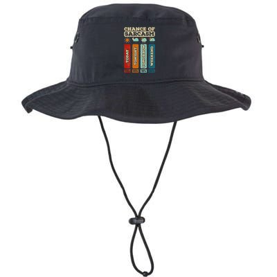 Chance Of Sarcasm Weather Funny Forecast And Meteorology Bucket Hat