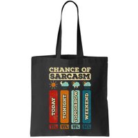 Chance Of Sarcasm Weather Funny Forecast And Meteorology Bag