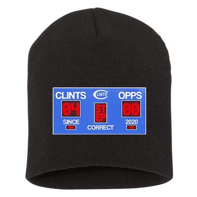 Clints Opps Since Correct 2024 Short Acrylic Beanie