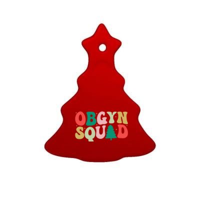 Christmas Obgyn Squad Obstetrician Gynecologist Obgyn Nurse Gift Ceramic Tree Ornament