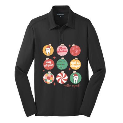 Christmas Orthodontic Squad Orthodontic Team Ortho Squad Gift Silk Touch Performance Long Sleeve Polo