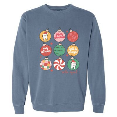 Christmas Orthodontic Squad Orthodontic Team Ortho Squad Gift Garment-Dyed Sweatshirt