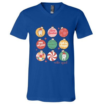 Christmas Orthodontic Squad Orthodontic Team Ortho Squad Gift V-Neck T-Shirt