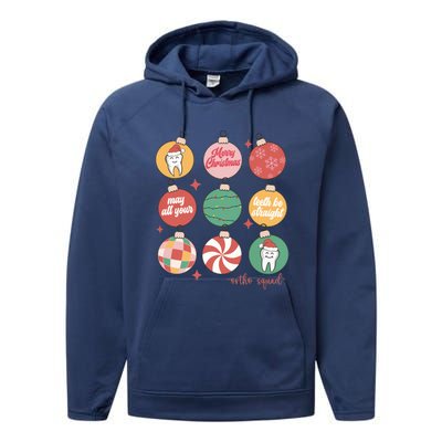 Christmas Orthodontic Squad Orthodontic Team Ortho Squad Gift Performance Fleece Hoodie