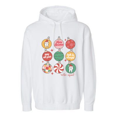 Christmas Orthodontic Squad Orthodontic Team Ortho Squad Gift Garment-Dyed Fleece Hoodie