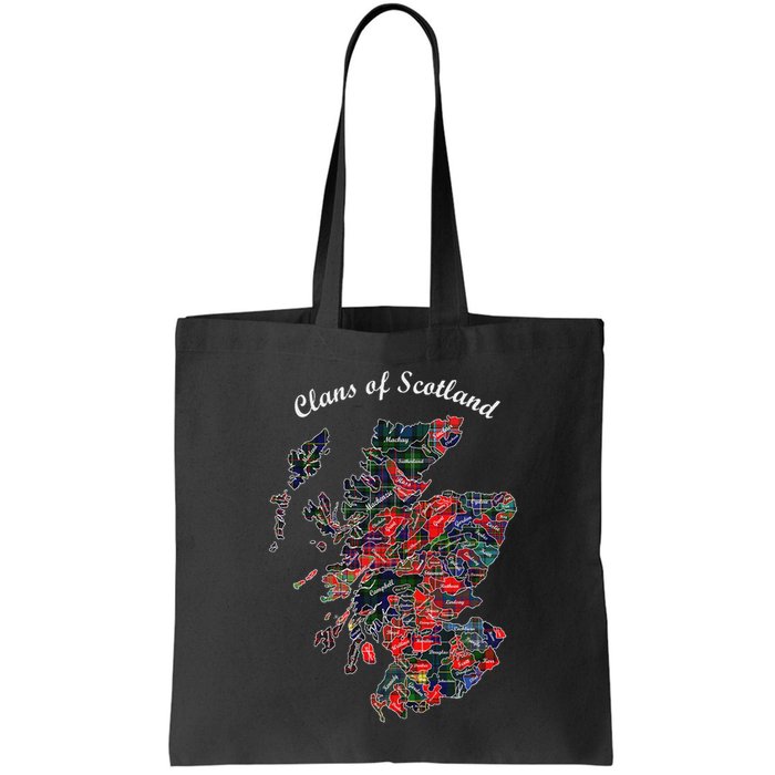 Clans Of Scotland Map Bag