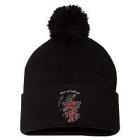 Clans Of Scotland Map Pom Pom 12in Knit Beanie