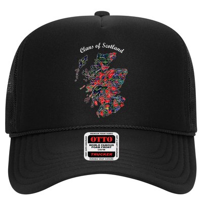 Clans Of Scotland Map Trucker Hat