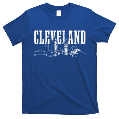 Cleveland Ohio Skyline Pride Vintage Cleveland T-Shirt