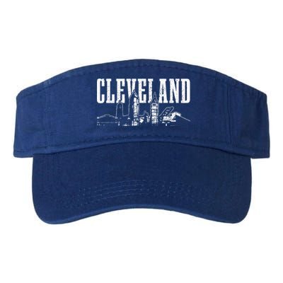 Cleveland Ohio Skyline Pride Vintage Cleveland Visor