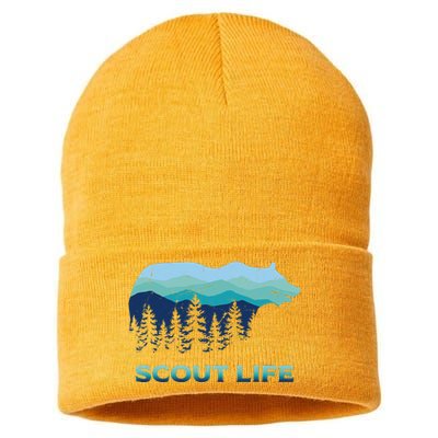 Camping Outdoor Scouting Hiking Scout Life Sustainable Knit Beanie