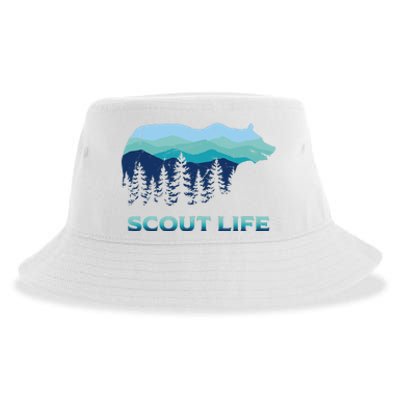 Camping Outdoor Scouting Hiking Scout Life Sustainable Bucket Hat