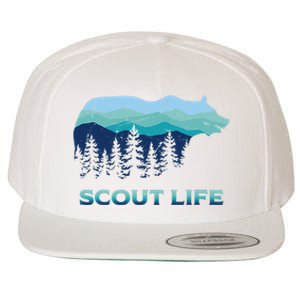 Camping Outdoor Scouting Hiking Scout Life Wool Snapback Cap