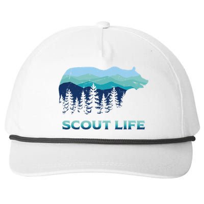 Camping Outdoor Scouting Hiking Scout Life Snapback Five-Panel Rope Hat