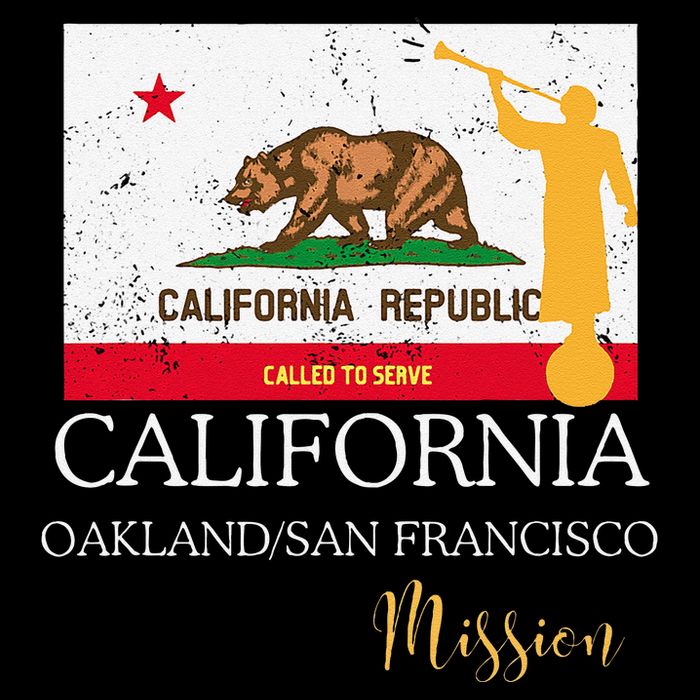 California Oakland San Francisco Mormon Lds Mission Missiona Drawstring Bag