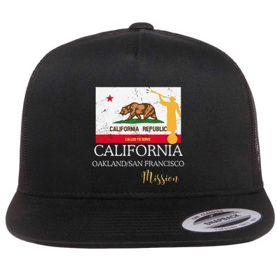 California Oakland San Francisco Mormon Lds Mission Missiona Flat Bill Trucker Hat