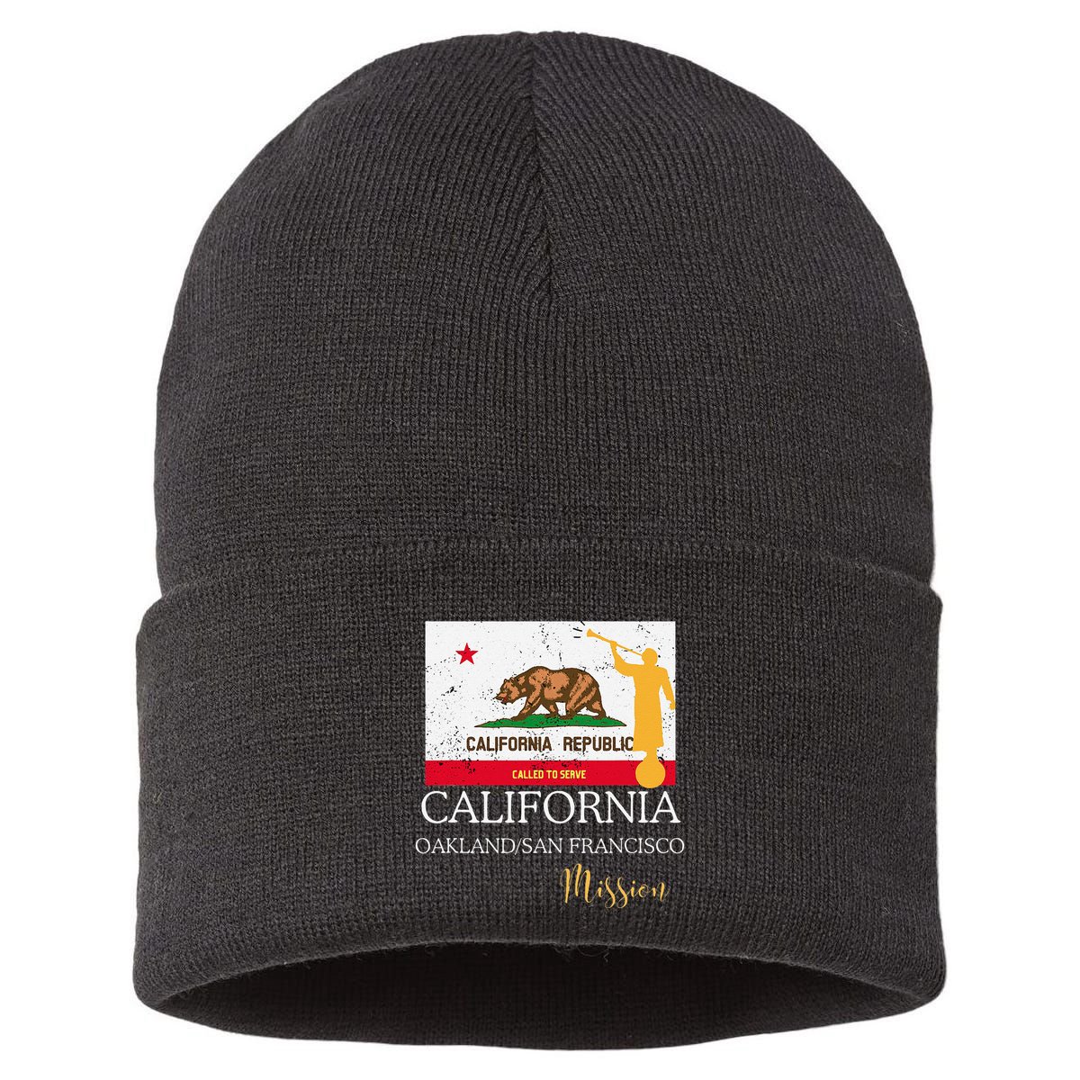 California Oakland San Francisco Mormon Lds Mission Missiona Sustainable Knit Beanie