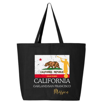 California Oakland San Francisco Mormon Lds Mission Missiona 25L Jumbo Tote