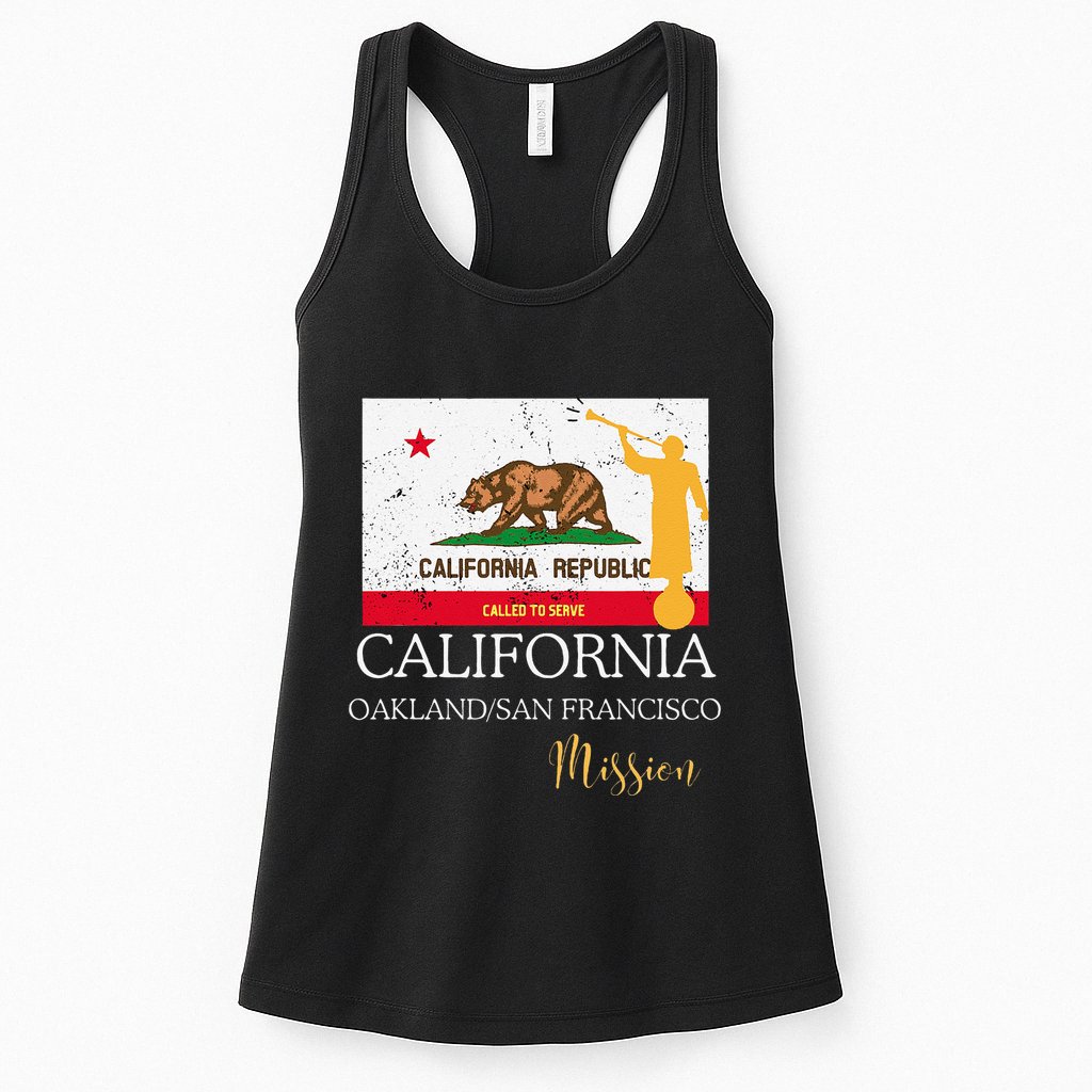 California Oakland San Francisco Mormon Lds Mission Missiona Womens Tank Top