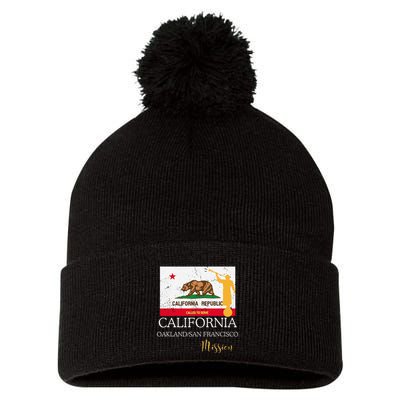 California Oakland San Francisco Mormon Lds Mission Missiona Pom Pom 12in Knit Beanie