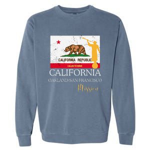 California Oakland San Francisco Mormon Lds Mission Missiona Garment-Dyed Sweatshirt