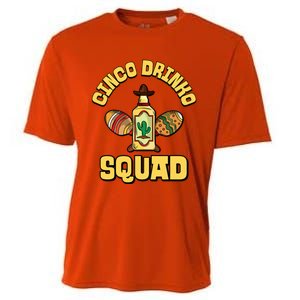 Cinco O Squad Cinco De Mayo Mexican Mexico Funny Gift Cooling Performance Crew T-Shirt